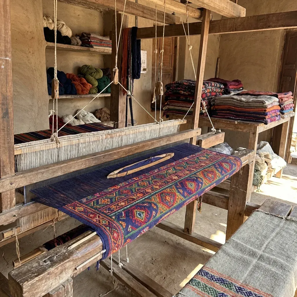 Bhujodi Weaving texture